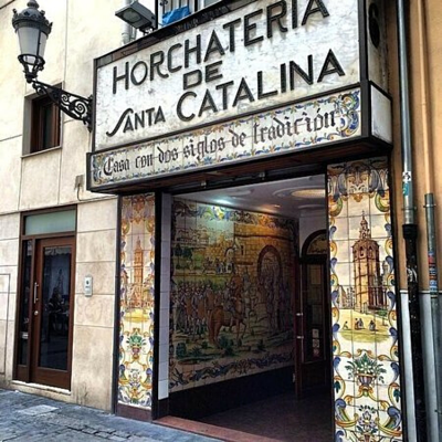 Horchatería en el centro de Valencia